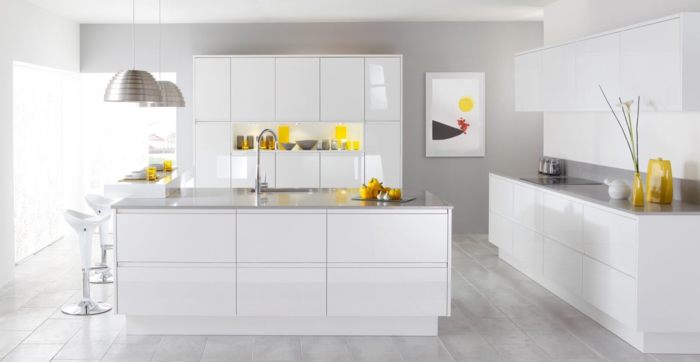 Nội thất nhà bếp,đẹp với sắc trắng tinh tế,phong cách Châu Âu 11
