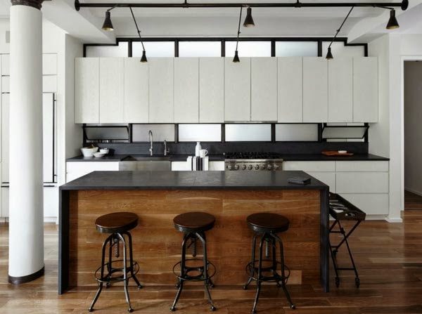 Nội thất nhà bếp đẹp với màu đen 8