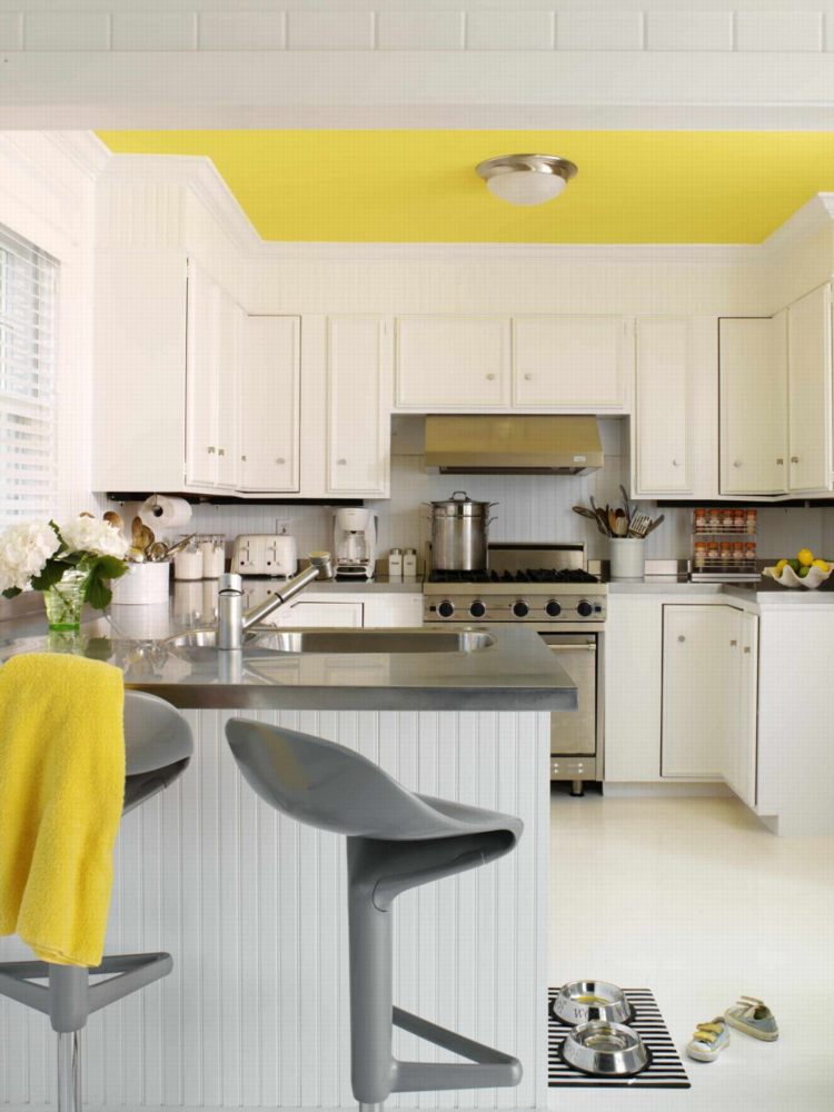 Nội thất phòng bếp tươi rói với gam màu vàng chanh 12