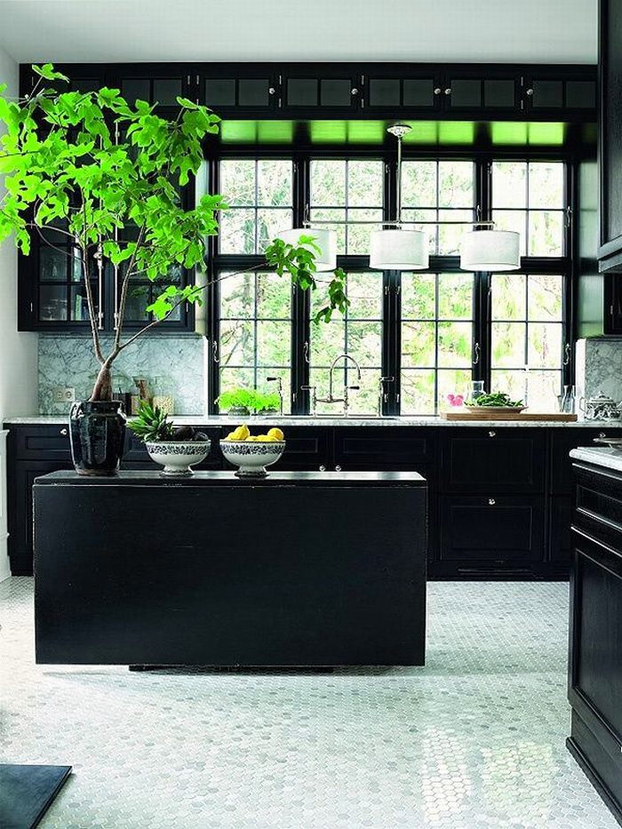 Báo giá thiết kế nhà bếp tuyệt đẹp với màu đen hiện đại 1 2