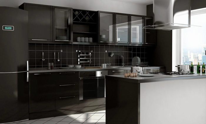 Báo giá thiết kế nhà bếp tuyệt đẹp với màu đen hiện đại 9