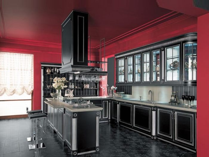  ý tưởng thiết kế nhà bếp với màu đen  56