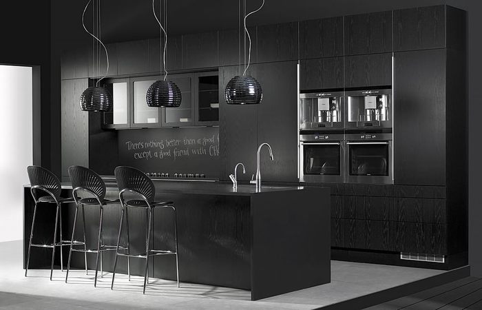  ý tưởng thiết kế nhà bếp với màu đen  9