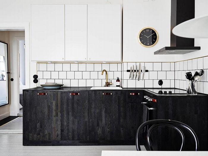  ý tưởng thiết kế nhà bếp với màu đen  10