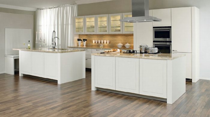 Nội thất nhà bếp,đẹp với sắc trắng tinh tế,phong cách Châu Âu 2
