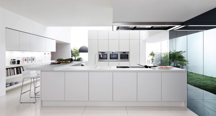 Nội thất nhà bếp,đẹp với sắc trắng tinh tế,phong cách Châu Âu 3