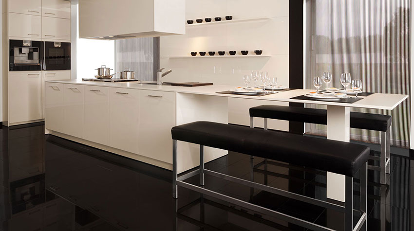 Nội thất nhà bếp,đẹp với sắc trắng tinh tế,phong cách Châu Âu 4