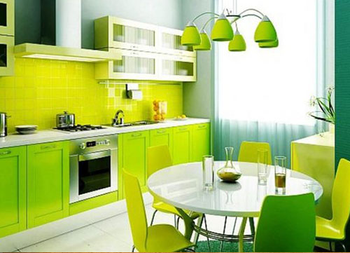 Phong cách thiết kế,tủ bếp nhà bếp hiện đại, báo giá làm tủ bếp , chi phí làm bếp,Báo giá thi công ,nhà bếp xanh lá đẹp tươi mát, làm tủ bếp
